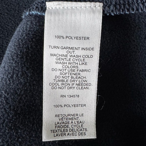 VINEYARD VINES 1/4 Zip Pullover Fleece Sweater | Heathered Blue Boys XL 18 - Picture 5 of 6